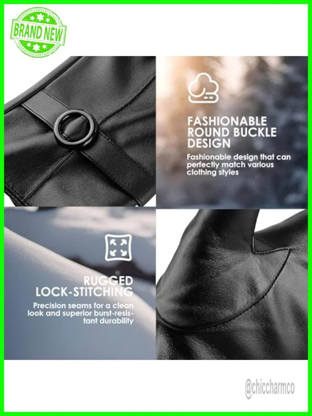 Lambskin Touchscreen Gloves for Driving Texting